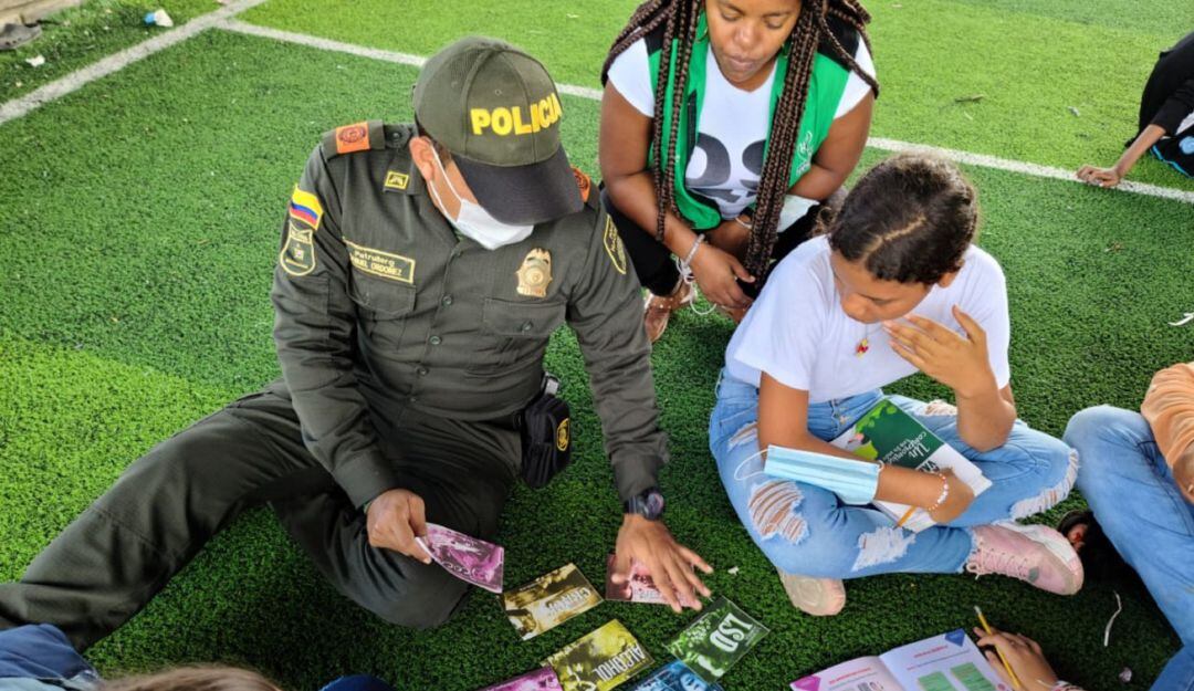 La jornada se realizó en el municipio de San Fernando, con el ánimo de que los infantes no caigan en estos flagelos
