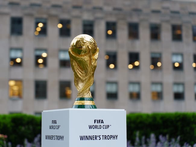 Trofeo de la Copa del Mundo para el Mundial 2026 / Getty Images.