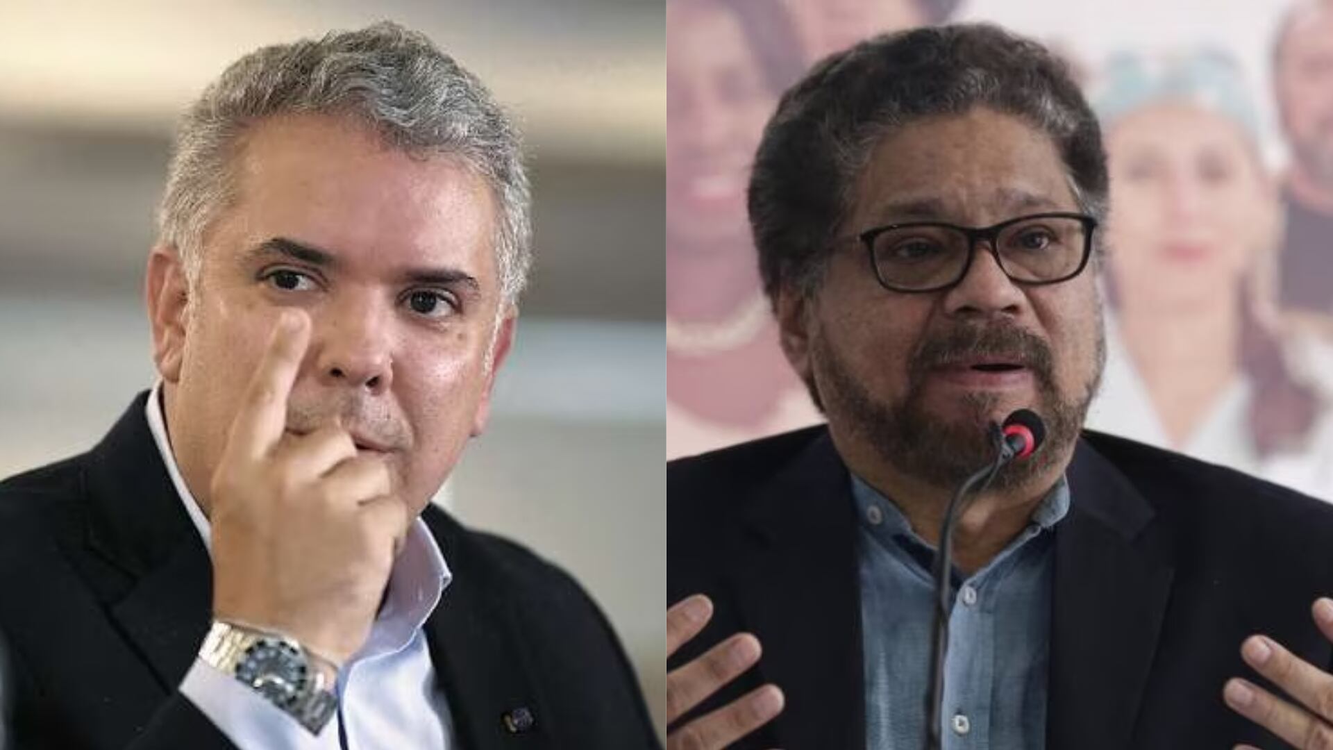 Iván Duque e Iván Márquez