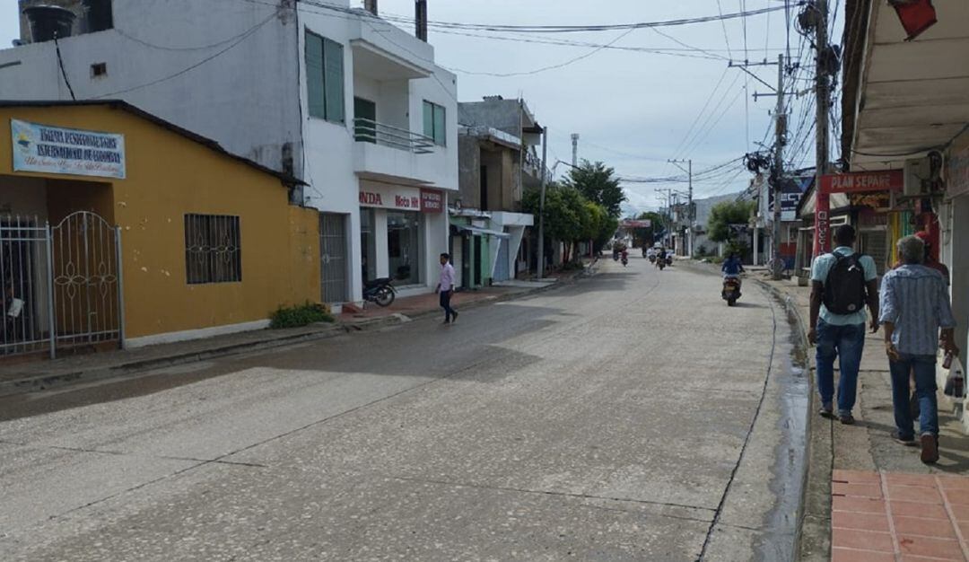 El siniestro ocurrió en la avenida Colombia frente al barrio El Recreo de esa población