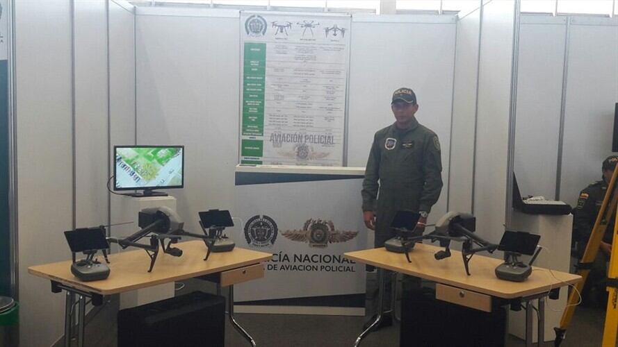 Drones de Policía Nacional. Foto: Cortesía: Aviación Policial