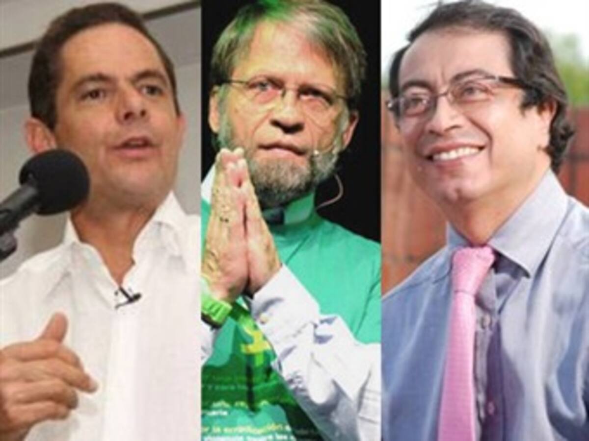 Los candidatos presidenciales al confesionario