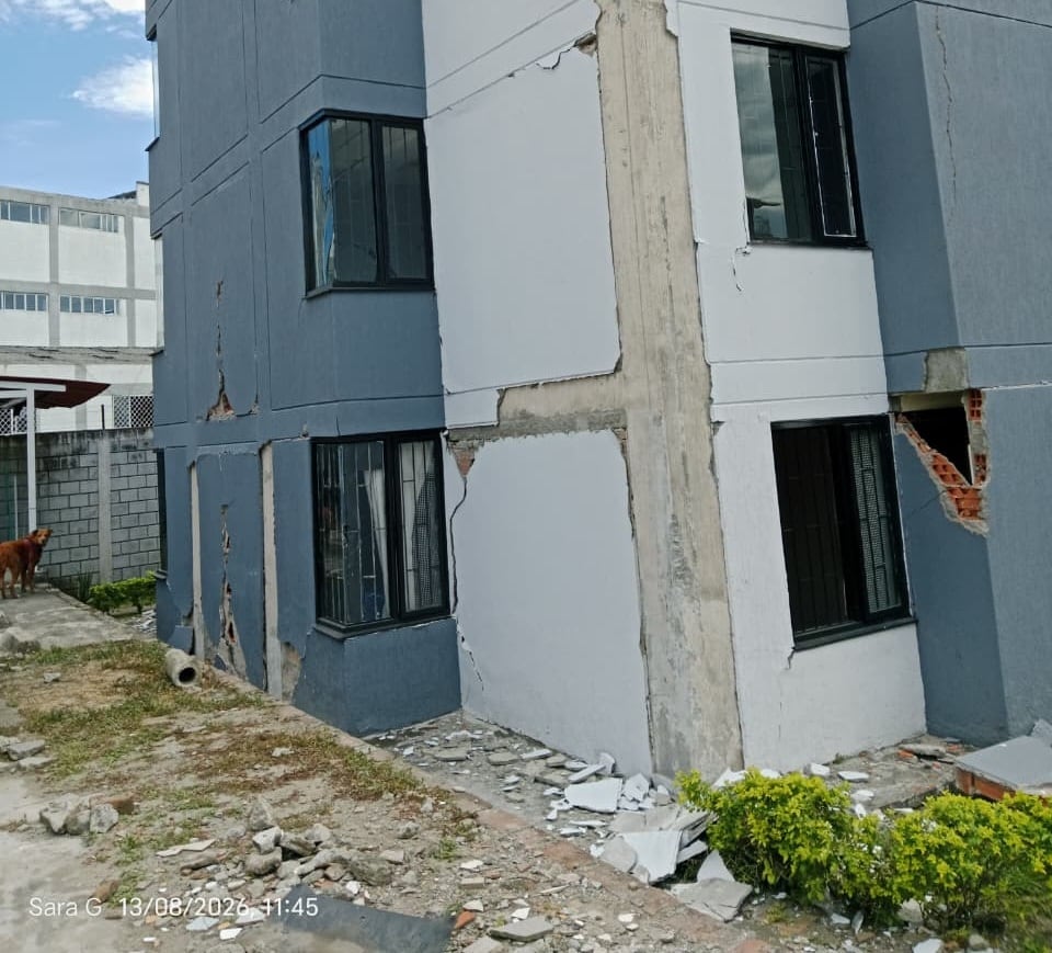 Conjunto residencial Las Vegas al sur de Armenia. Foto: Cortesía afectados