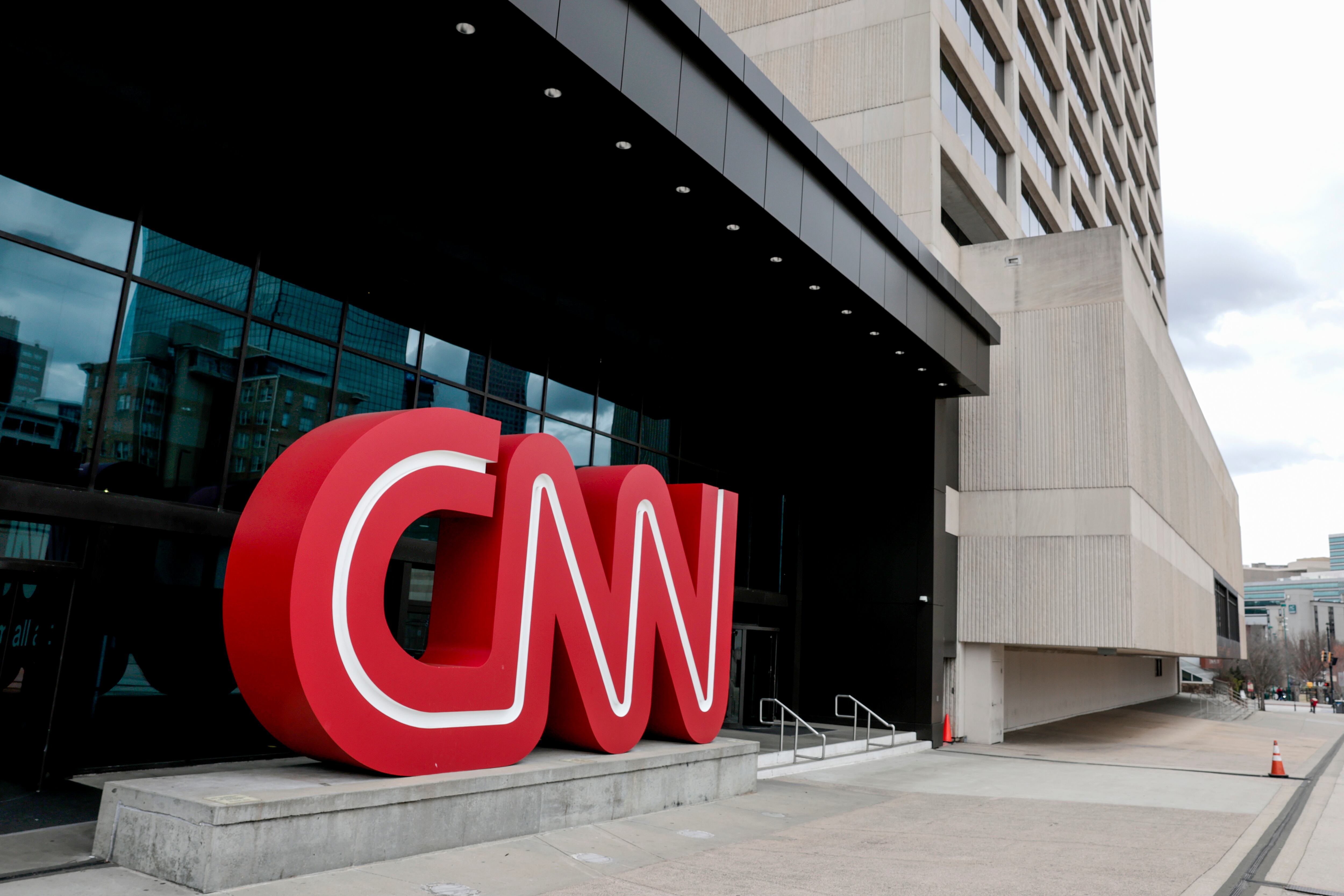 Una vista de la sede mundial de Cable News Network (CNN) el 15 de marzo de 2022 en Atlanta, Georgia. (Photo by Anna Moneymaker/Getty Images)