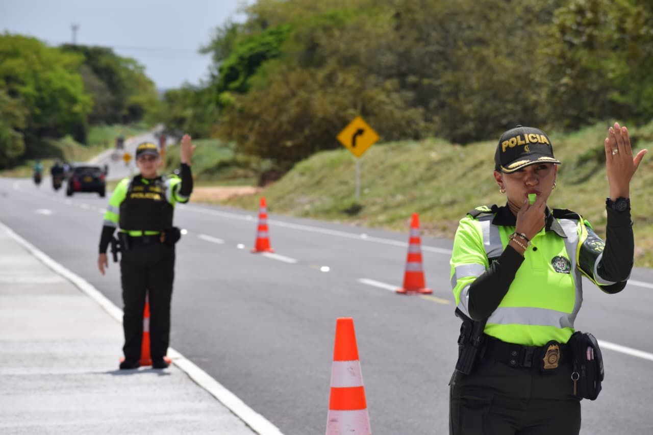 Por las carreteras del departamento se movilizaron más de 72.164 vehículos. Foto Relacionada 
