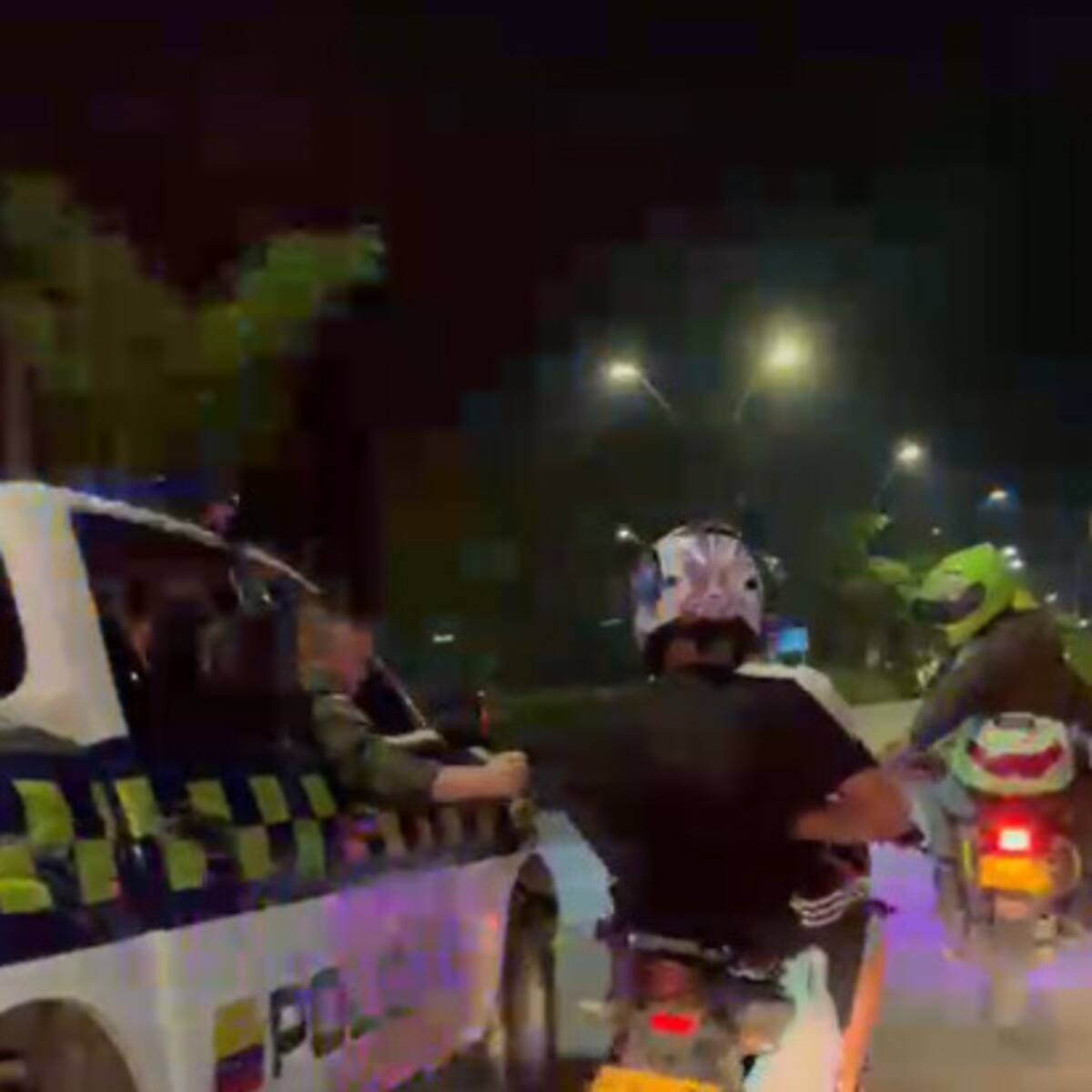 VIDEO: ¡De película! así cogieron a un menor que se robó una moto