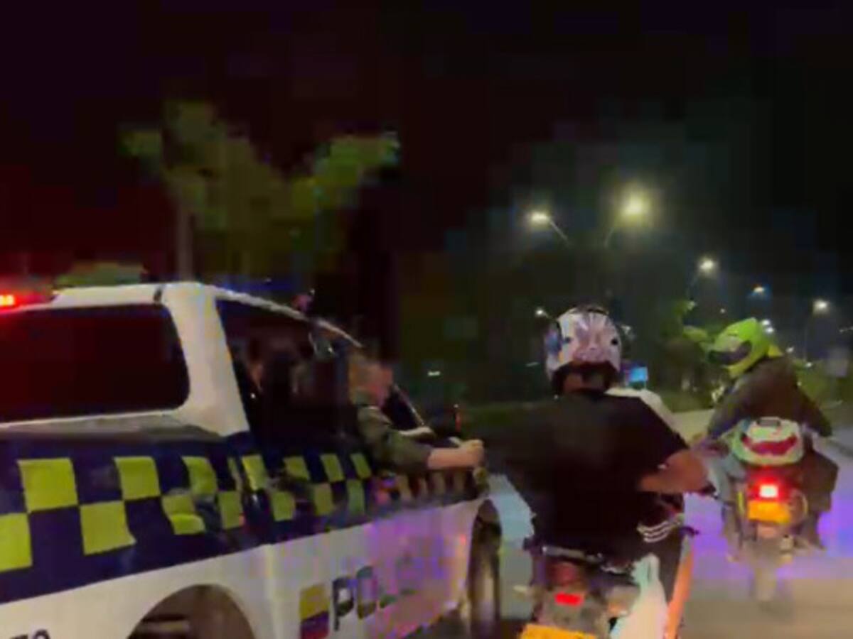 VIDEO: ¡De película! así cogieron a un menor que se robó una moto