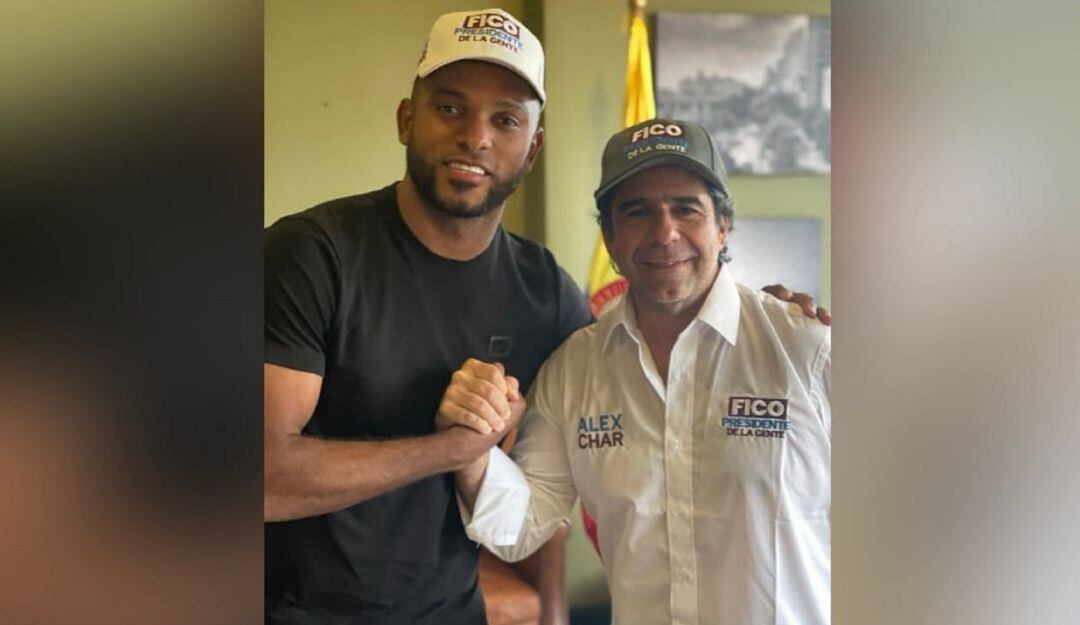 Miguel Borja y Alejandro Char