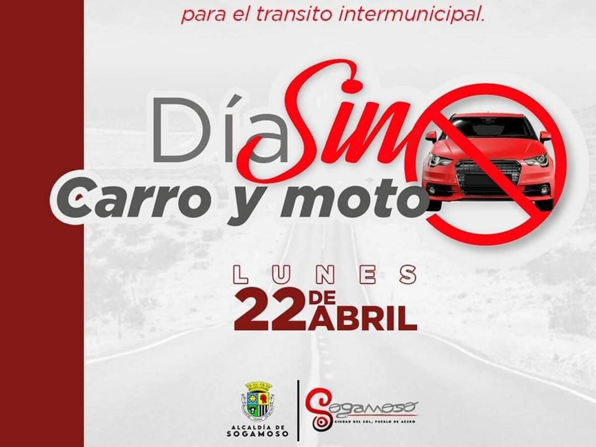 Sogamoso se prepara para un día sin carro ni moto este lunes 22 de abril