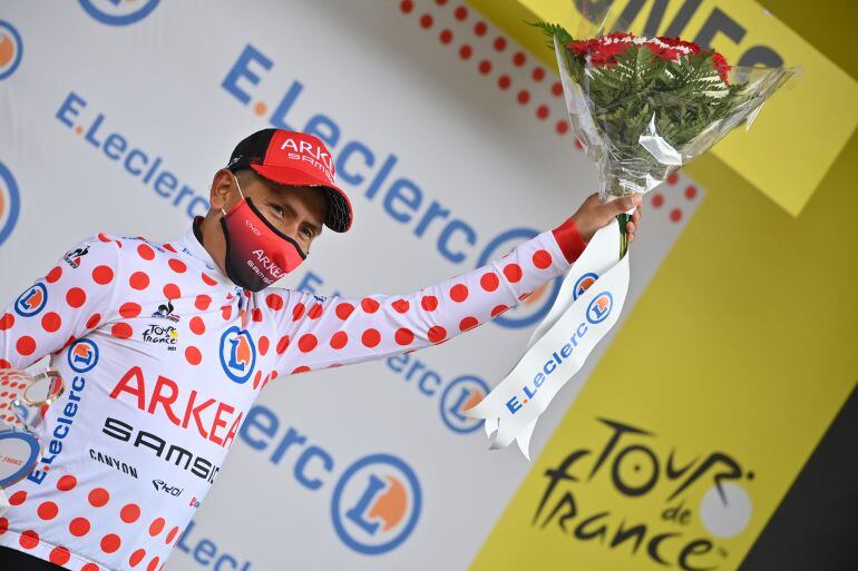 Nairo Quintana es líder de la montaña con 50 puntos