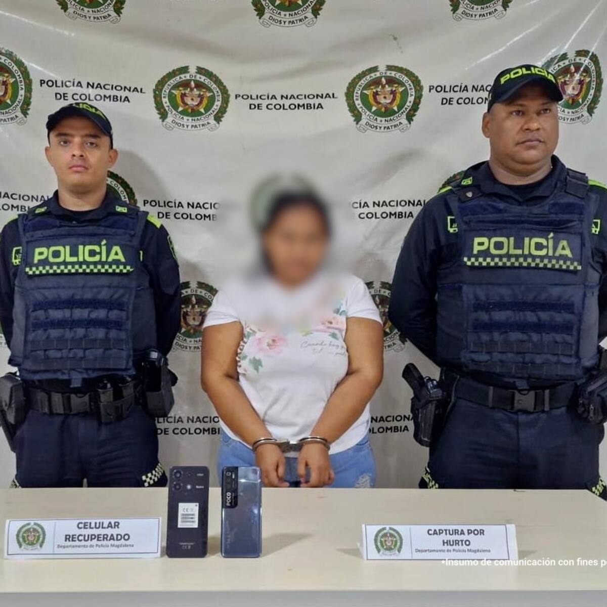 Capturada mujer que habría instrumentalizado a su hijo de 9 años para robar en Plato, Magdalena
