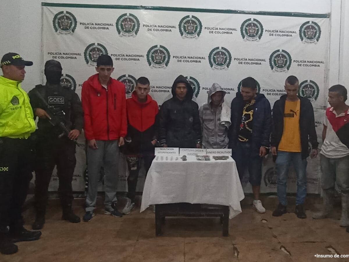 Capturan a todos los integrantes de la banda delincuencial ‘Thanos’ en Santa Rosa de Cabal