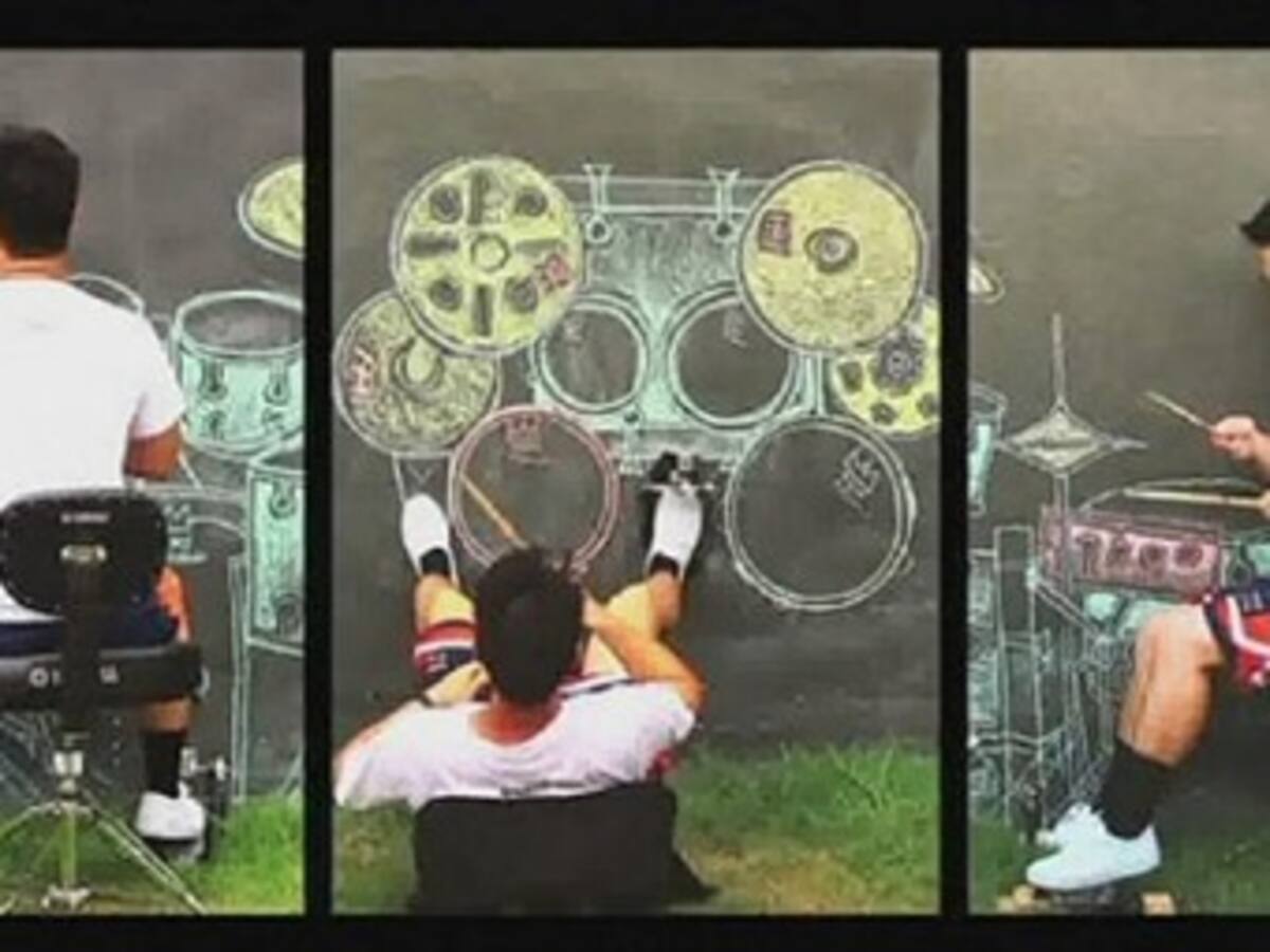 Éxito musical en internet, Batería de tiza