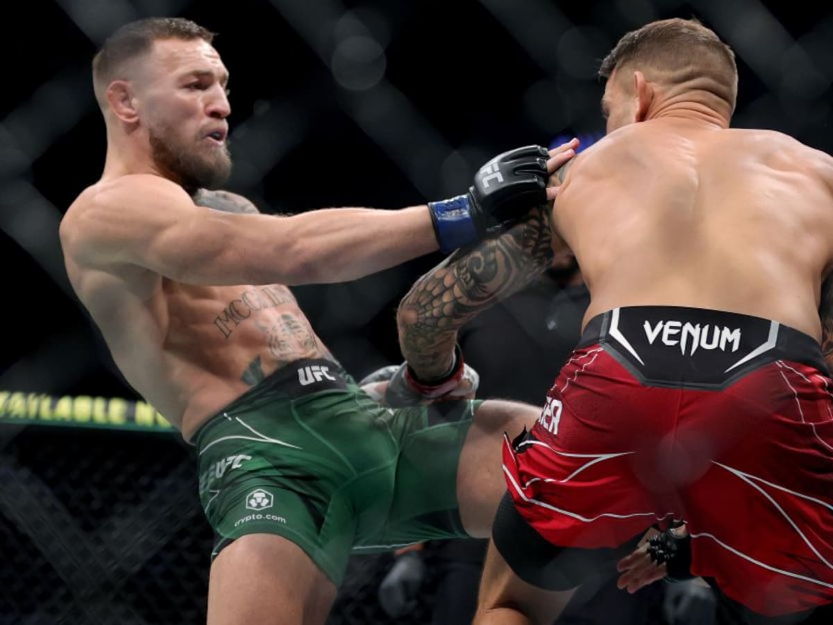 Poirier derrotó a McGregor luego de que este se fracturara la pierna solo