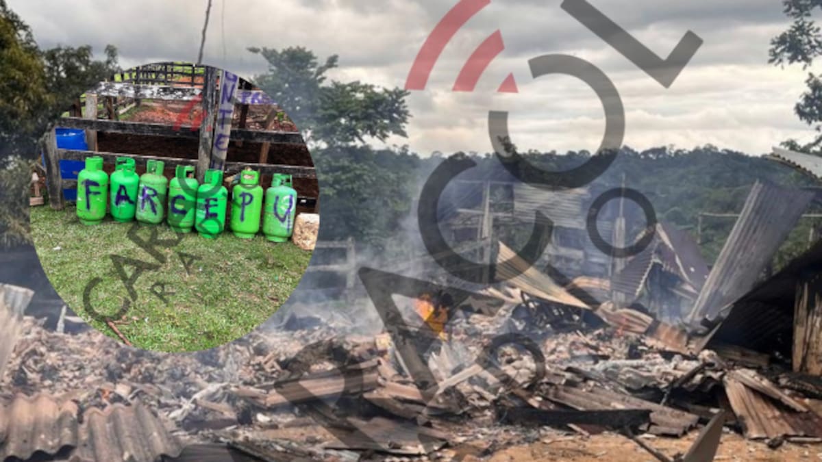 Las disidencias quemaron dos casas en Remedios y habrían secuestrado a dos campesinos