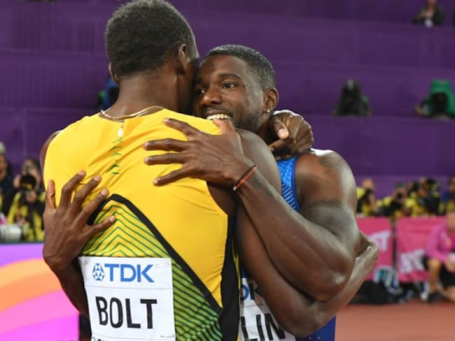 Usain Bolt se despide de los 100 metros con derrota ante Justin Gatlin