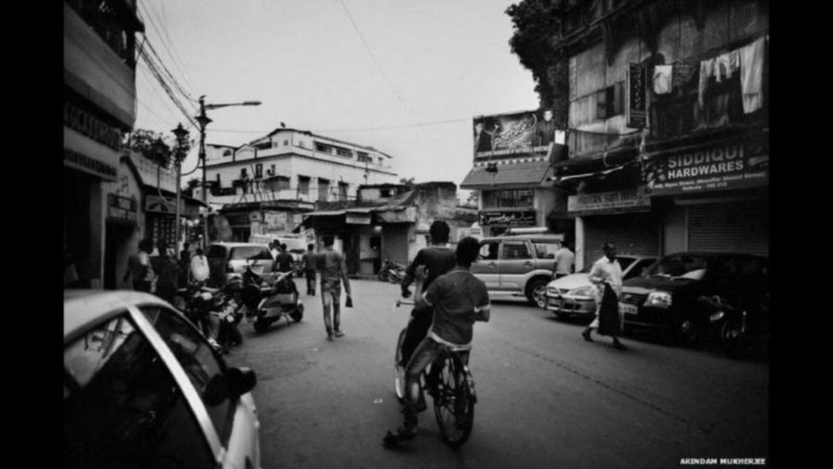 La calle Ripon, en el centro de Calcuta, ha sido tradicionalmente una zona anglo-india.