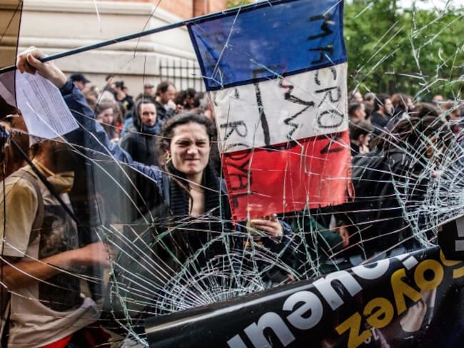 200 detenidos dejan movilizaciones del Día del Trabajo en París