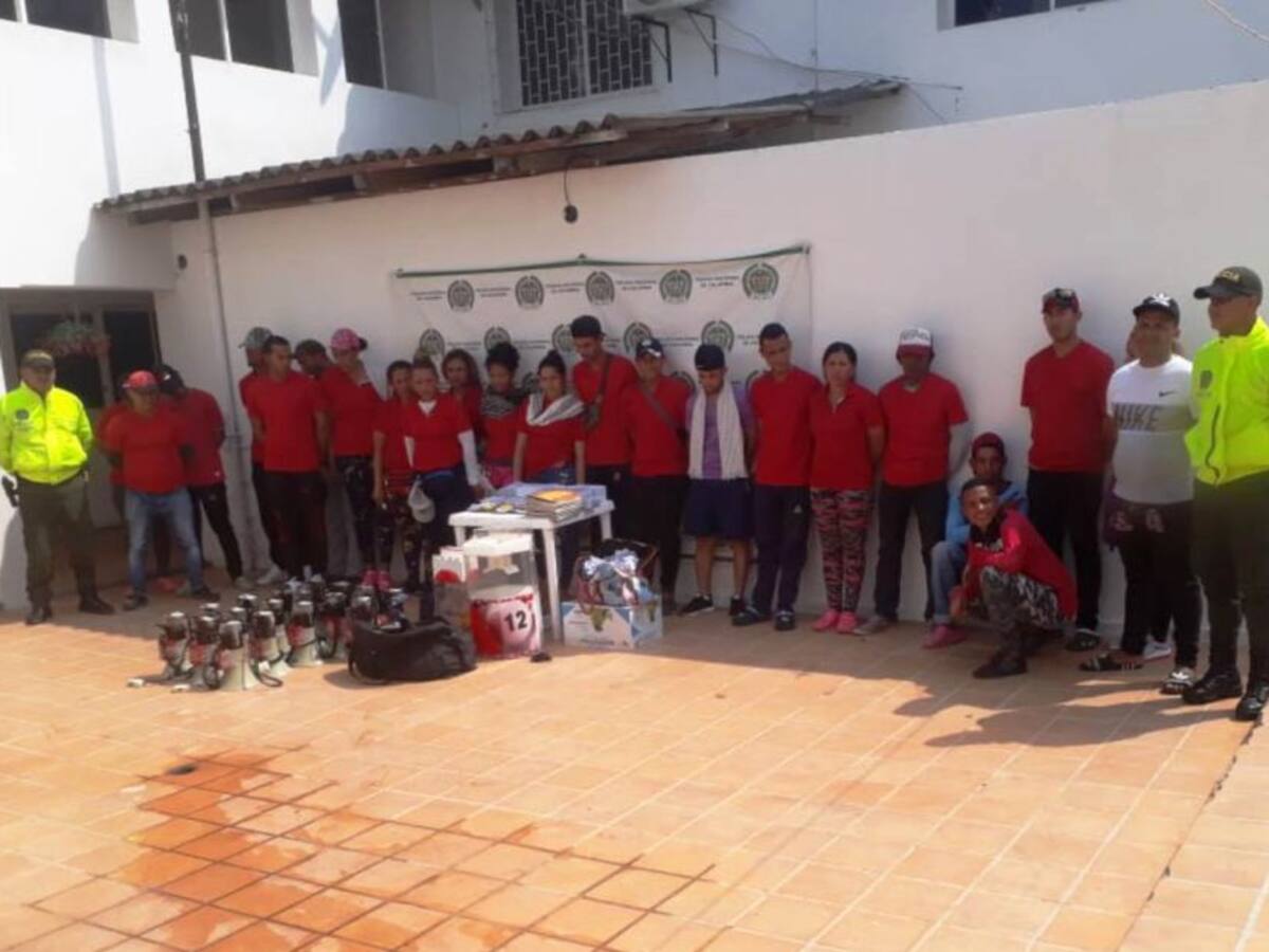 Capturan 24 personas de estructura financiera de juegos de azar en Mompox