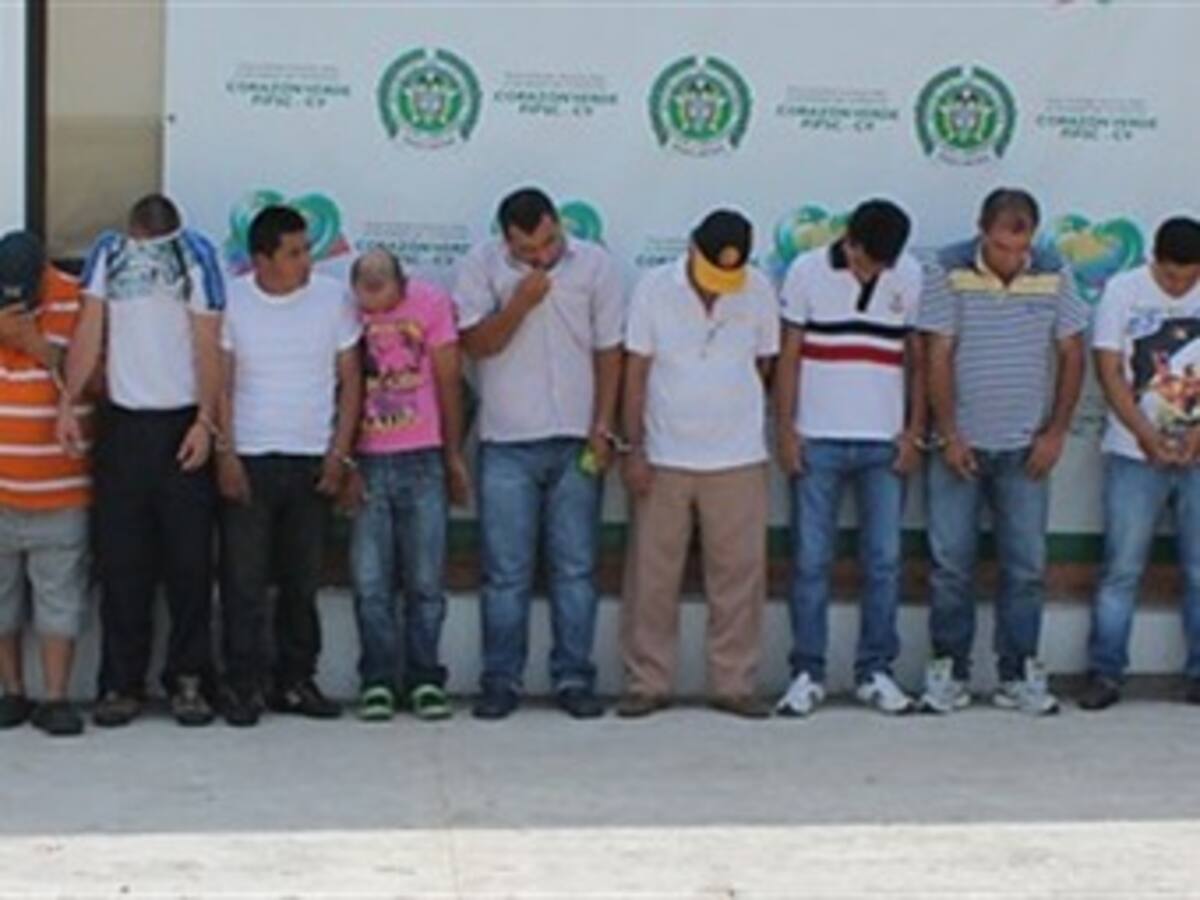 Mindefensa confirma captura de 33 miembros de bandas criminales