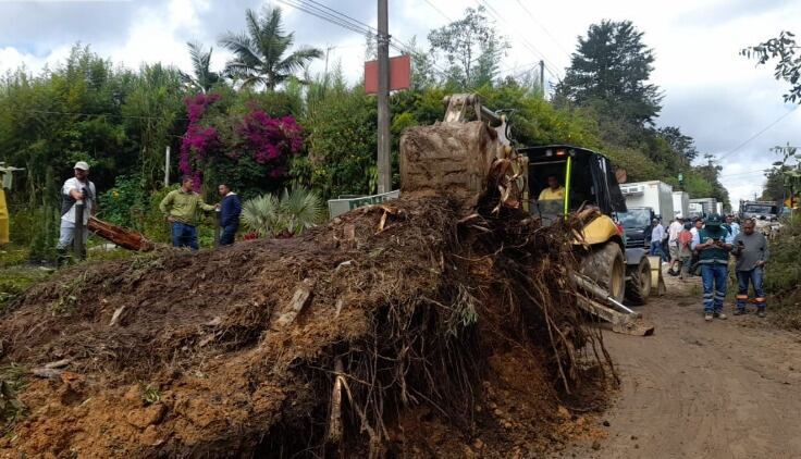Autoridades atienden emergencias por lluvias en Antioquia. Foto: Gobernación de Antioquia