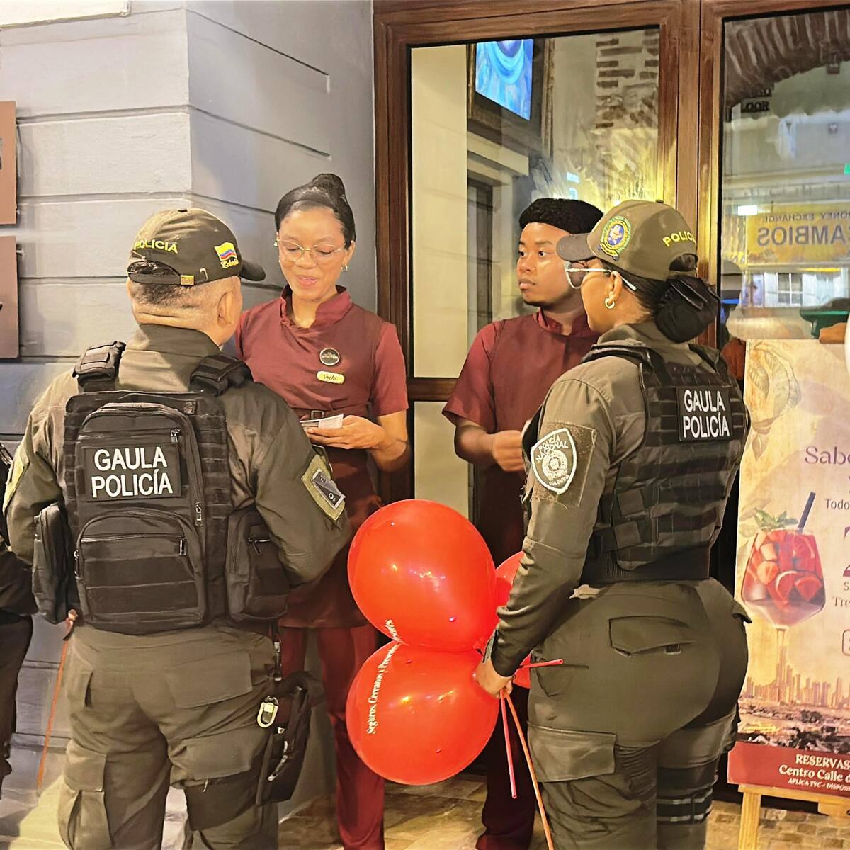 GAULA realiza jornadas de prevención en sectores turísticos y comerciales de Cartagena