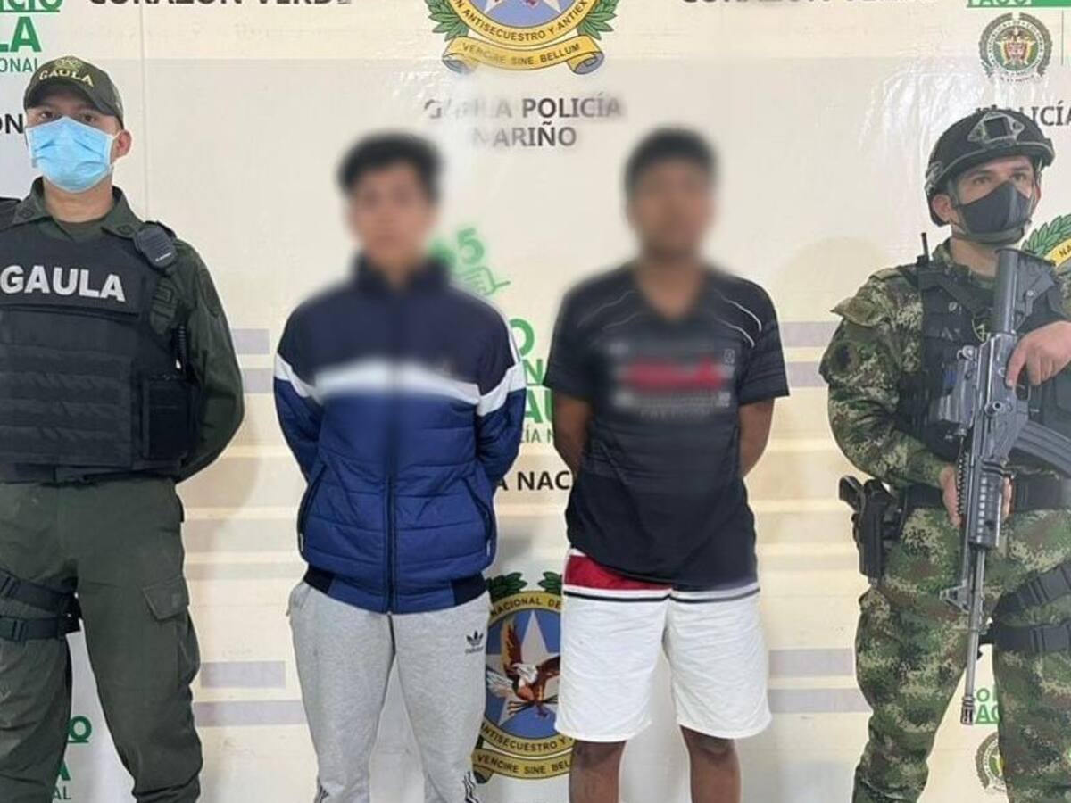 Seis capturados por extorsionar en la costa pacífica nariñense