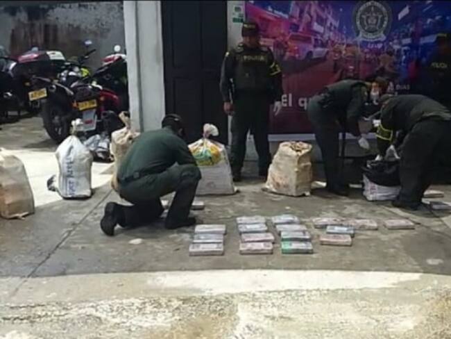 Cargamento de drogas incautado en Sucre