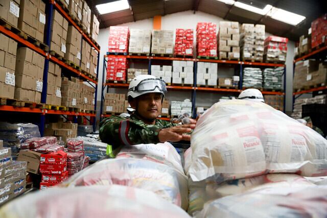 Banco de Alimentos de Bogotá. Foto: (Colprensa - Lina Gasca)