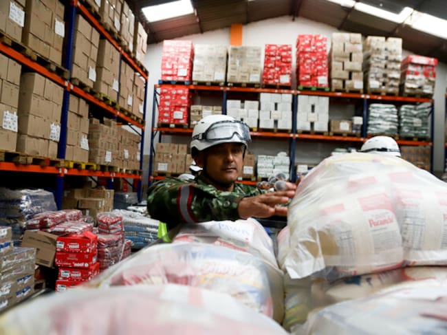 Banco de Alimentos de Bogotá. Foto: (Colprensa - Lina Gasca)
