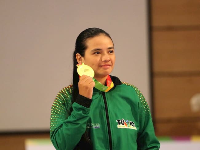 Karen Daniela Parrado  medalla de oro para el Quindío