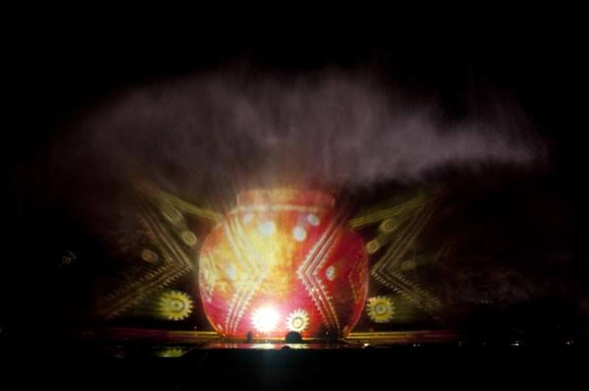 Exposición cultural colombiana por parte de Compensar.