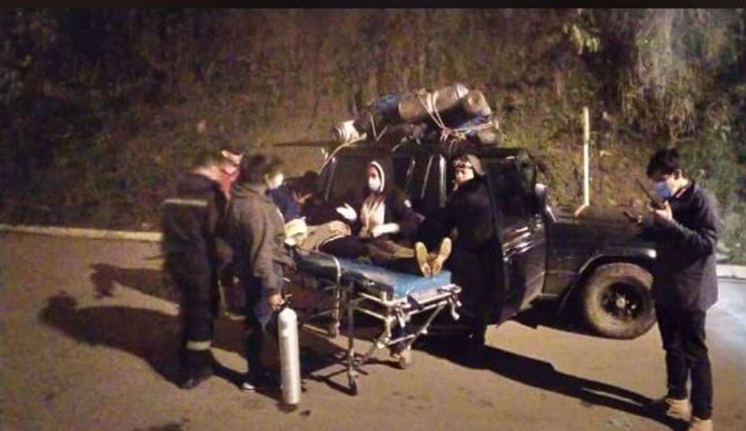 Joven rescatado en el Nevado del Tolima