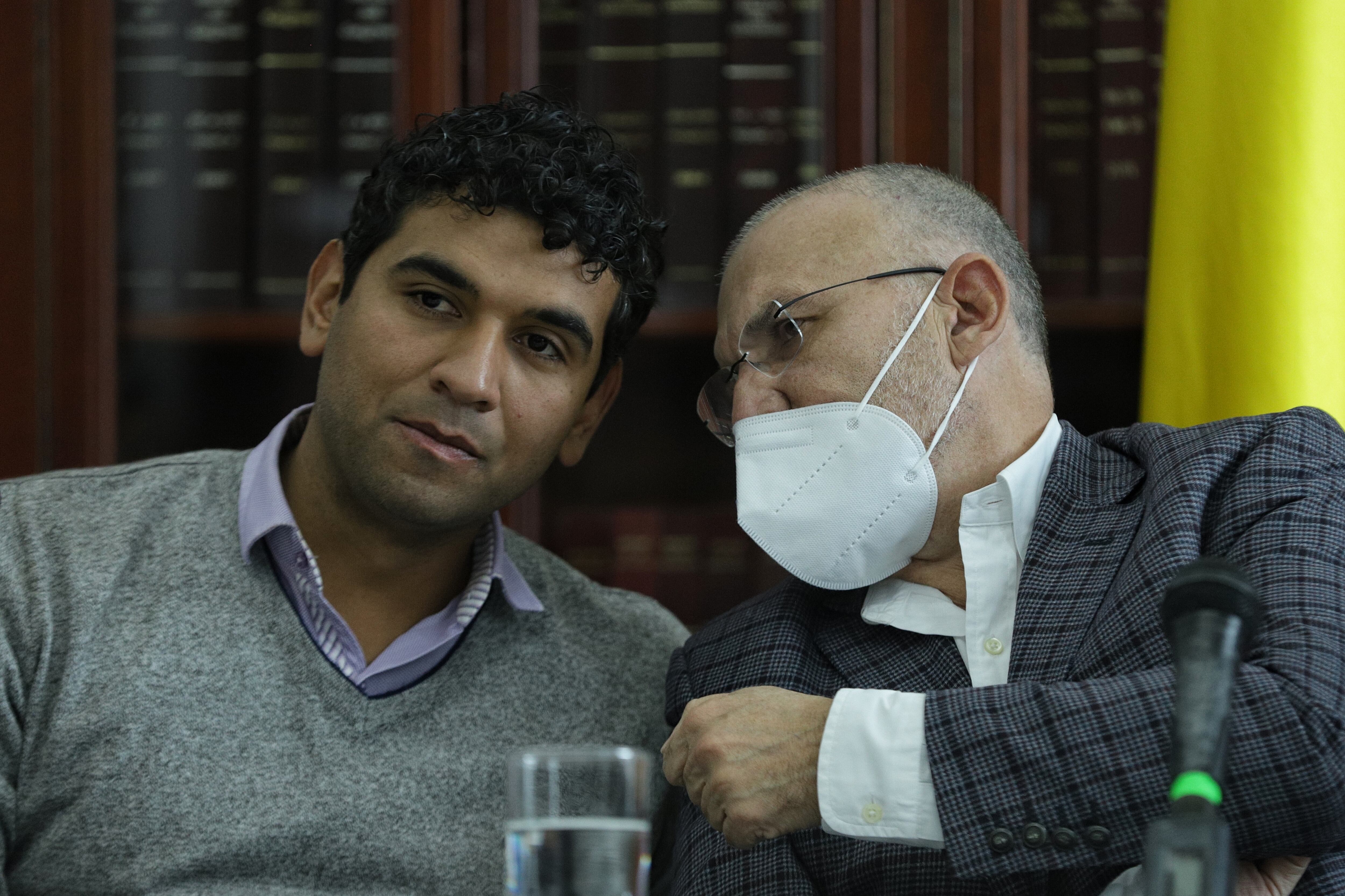 El presidente de la Cámara de Representantes, David Racero, hizo duros cuestionamientos al presidente del Senado, Roy Barreras, por las candidaturas que avalaría para las elecciones regionales (Colprensa - Camila Díaz)