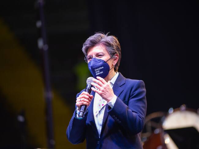 Alcaldesa de Bogotá, Claudia López. Foto: Sebastian Barros/NurPhoto vía Getty Images.