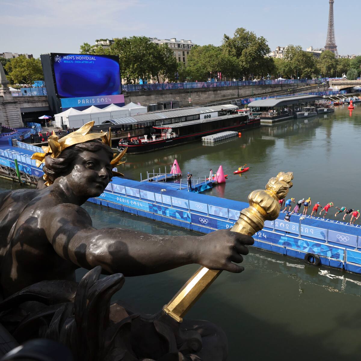 ¿Cómo se logró hacer que el Río Sena fuera escenario de triatlón en los JJ. OO.?