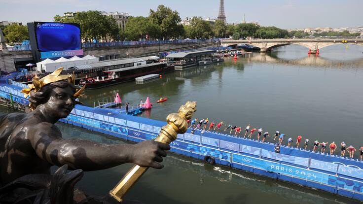 ¿Cómo se logro hacer que el Río Sena fuera escenario de triatlón en los JJ. OO.?