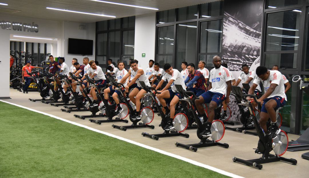 Selección Colombia en trabajo de recuperación en Barranquilla (2021)