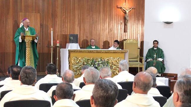 La centésima primera Asamblea Plenaria del episcopado colombiano. . Foto: Colprensa