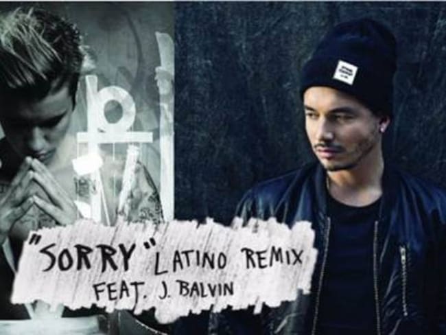 J Balvin se une a Justin Bieber en el remix latino del hit &quot;sorry&quot;
