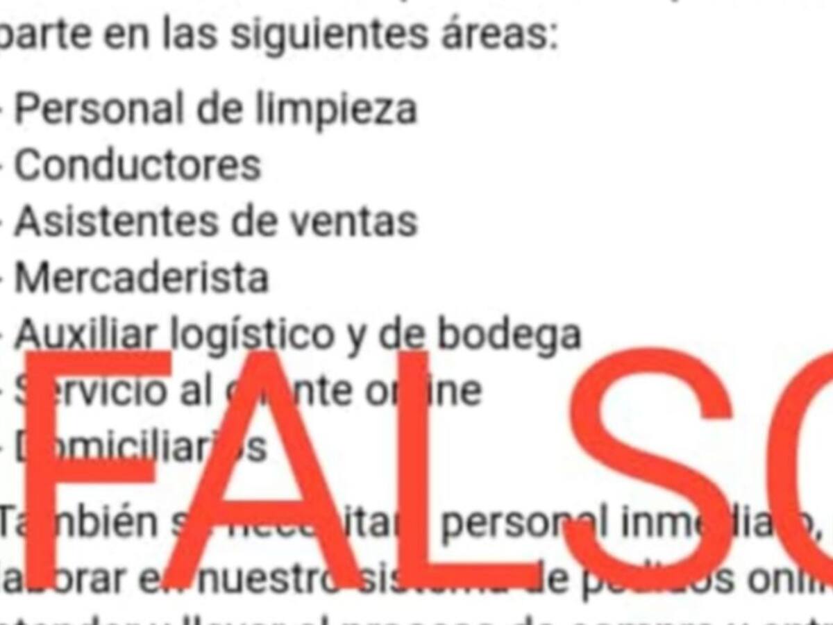 No se deje engañar con falsas ofertas para trabajar en tiendas D1