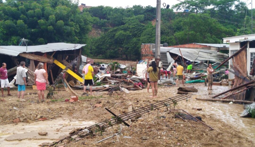 Damnificados Cúcuta barrio 23 de enero 