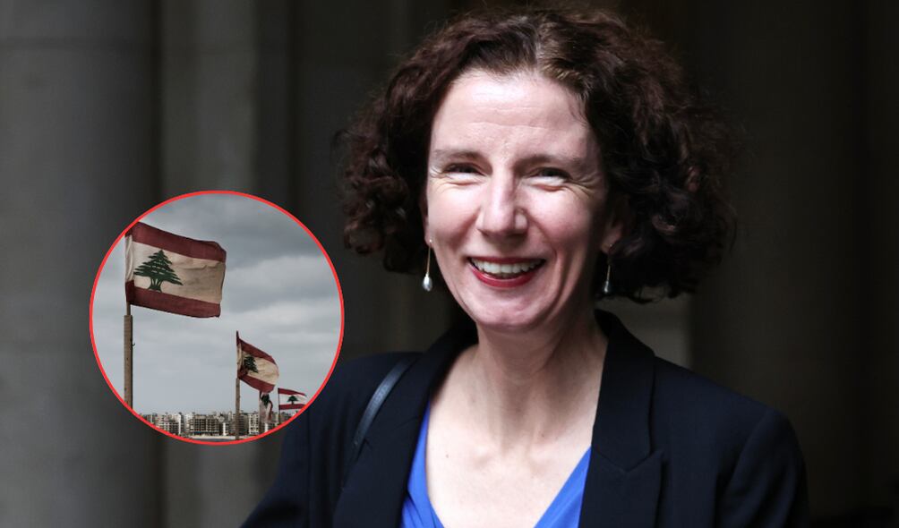 La secretaria de Estado de Asuntos Exteriores británica, Anneliese Dodds, anunció la donación de 10 millones de libras a Líbano. (Foto: EFE / Getty / Caracol Radio)