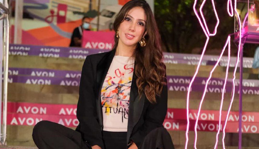 La gestora social uso la plataforma de Colombiamoda para llamar la atención sobre la crisis de desplazamiento en ese municipio