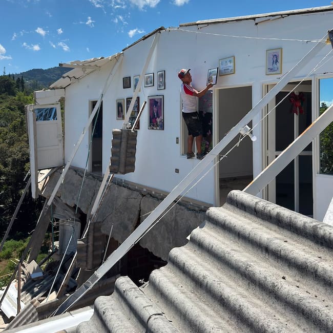 En Dagua más de 4.000 viviendas resultaron afectadas por el terremoto del pasado 10 de agosto. Foto: Alcaldía de Dagua.