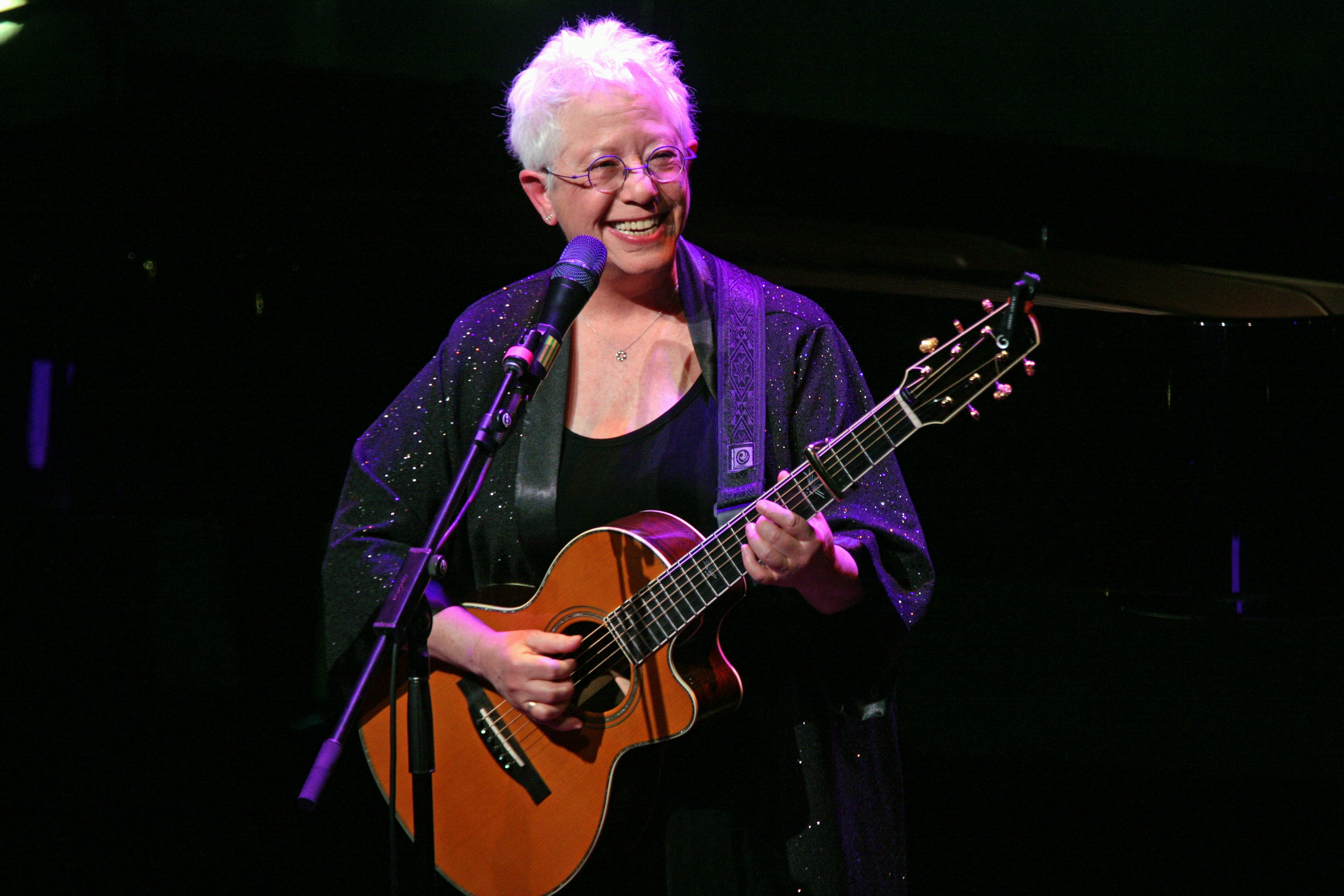 Janis Ian performing at the Appel Room as part of Lincoln Center's American Songbook on Friday night, February 5, 2016.(Photo by Hiroyuki Ito/Getty Images)
