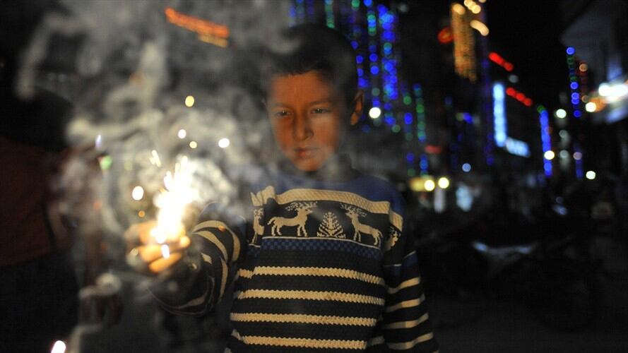 En el municipio de Tibú, las autoridades permitieron la pólvora en navidad, contrario a las disposiciones nacionales. Foto: Getty Images