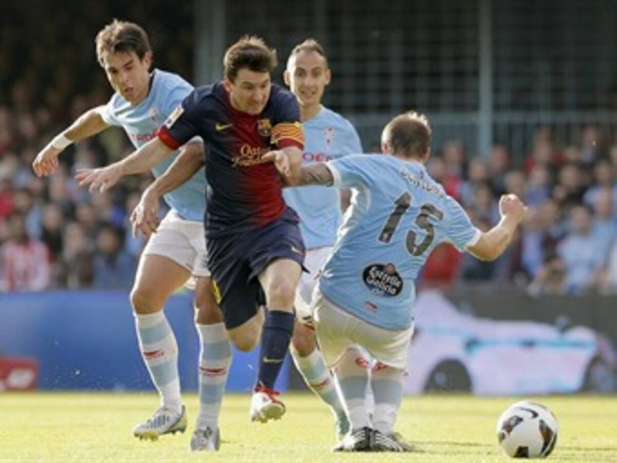 Barcelona dejó escapar el triunfo ante el Celta de Vigo