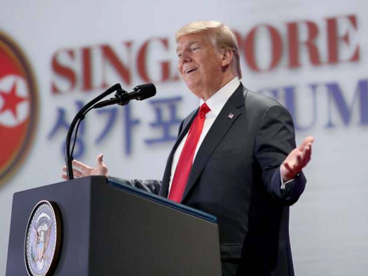 Donald Trump: "Corea del Norte ya no es una amenaza nuclear"