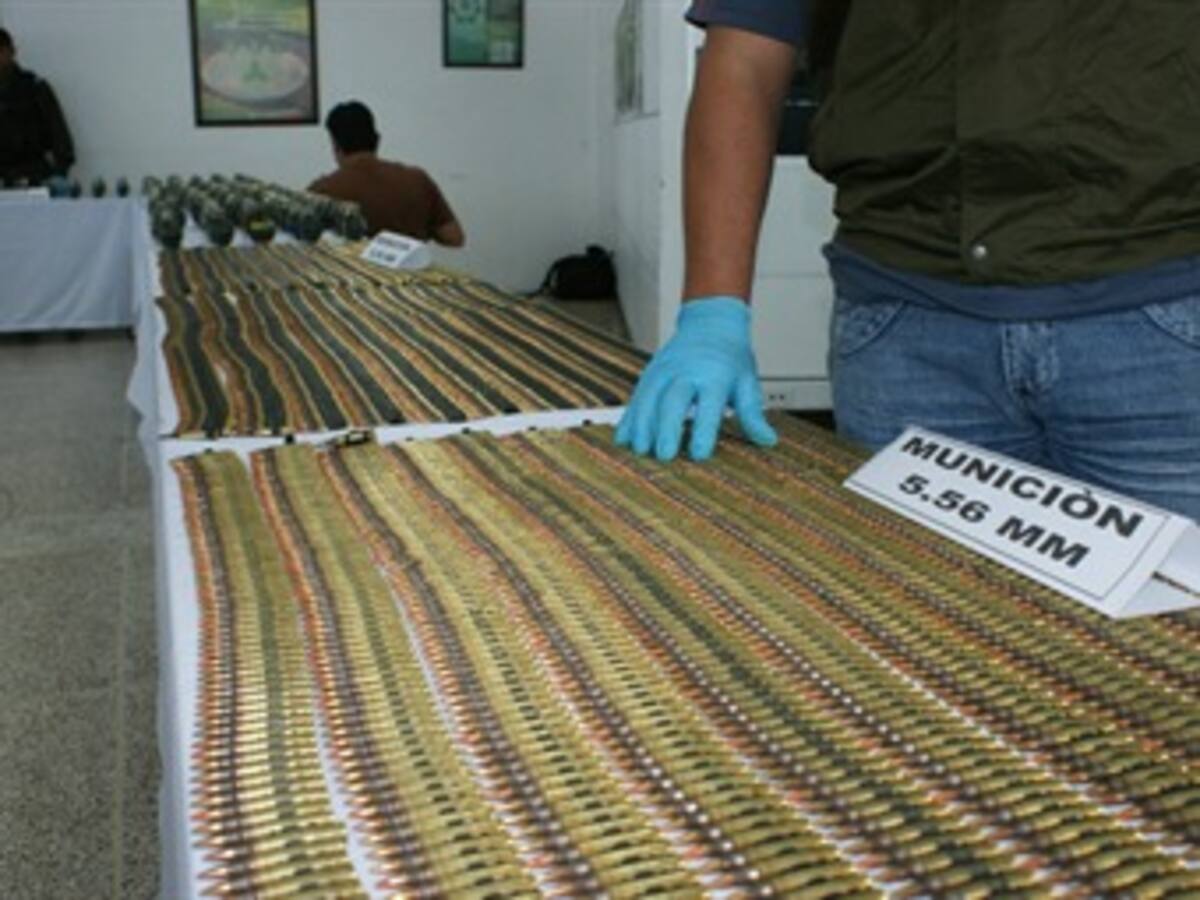Ejército halló 10.000 cartuchos de guerra pertenecientes al frente 38 de las Farc